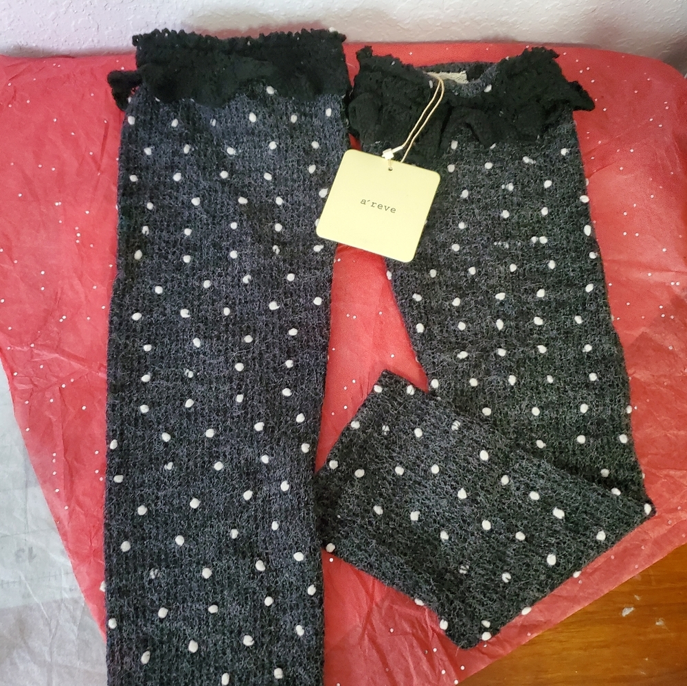 NWT a'reve Knee-High Leggings S/M